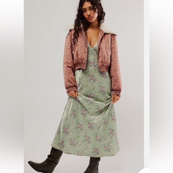 FREE PEOPLE Crafted Floral
Bomber Jacket size XS - Picture 2 of 5